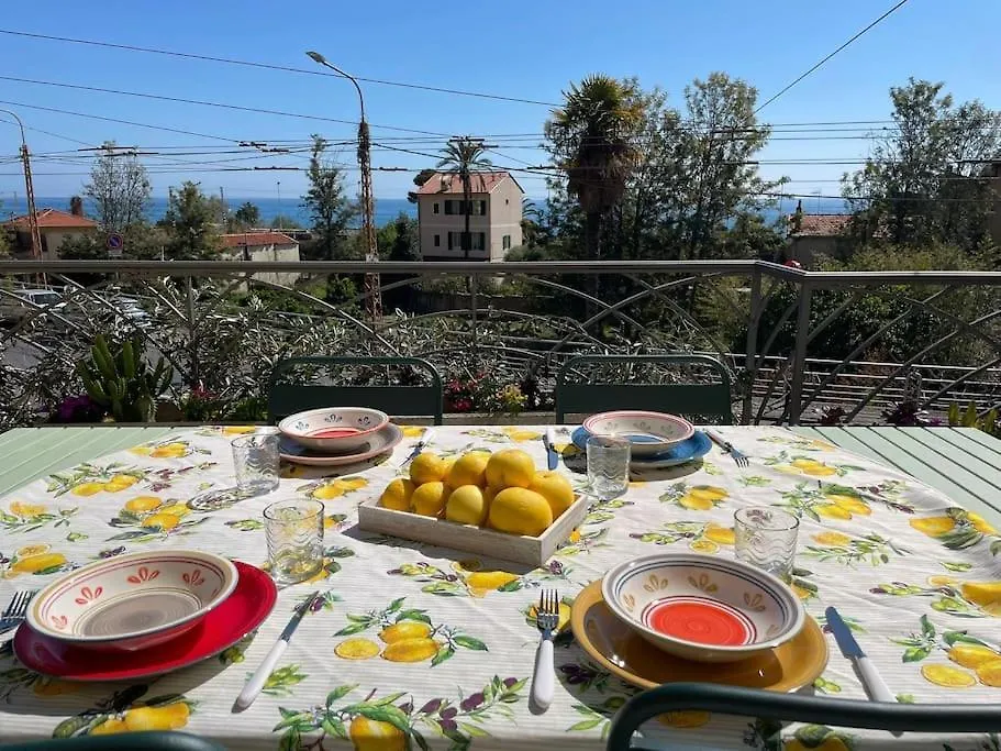 Casa Visconti, Bordighera, Vista Mare Appartement